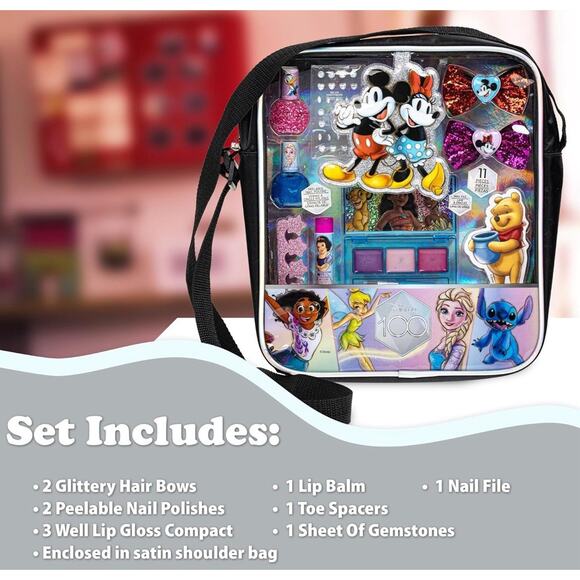 Townley Girl Disney 100 Makeup Filled Backpack NWT - Picture 2 of 6